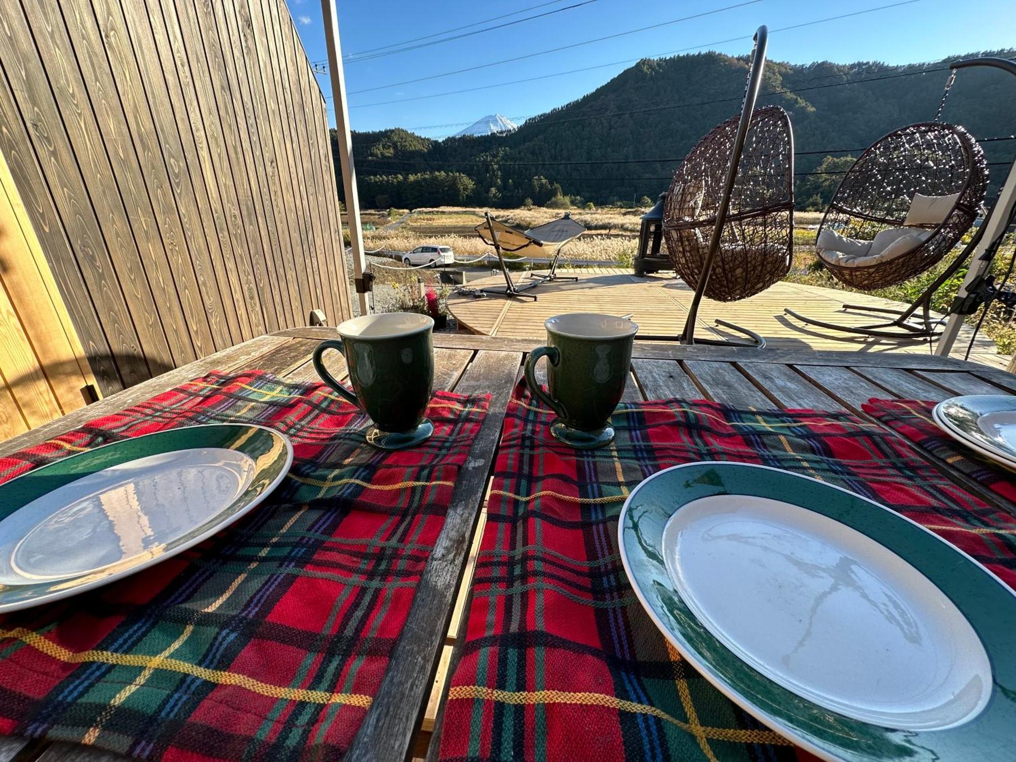 Hôtel Fuji Dome Glamping à Fujikawaguchiko Extérieur photo