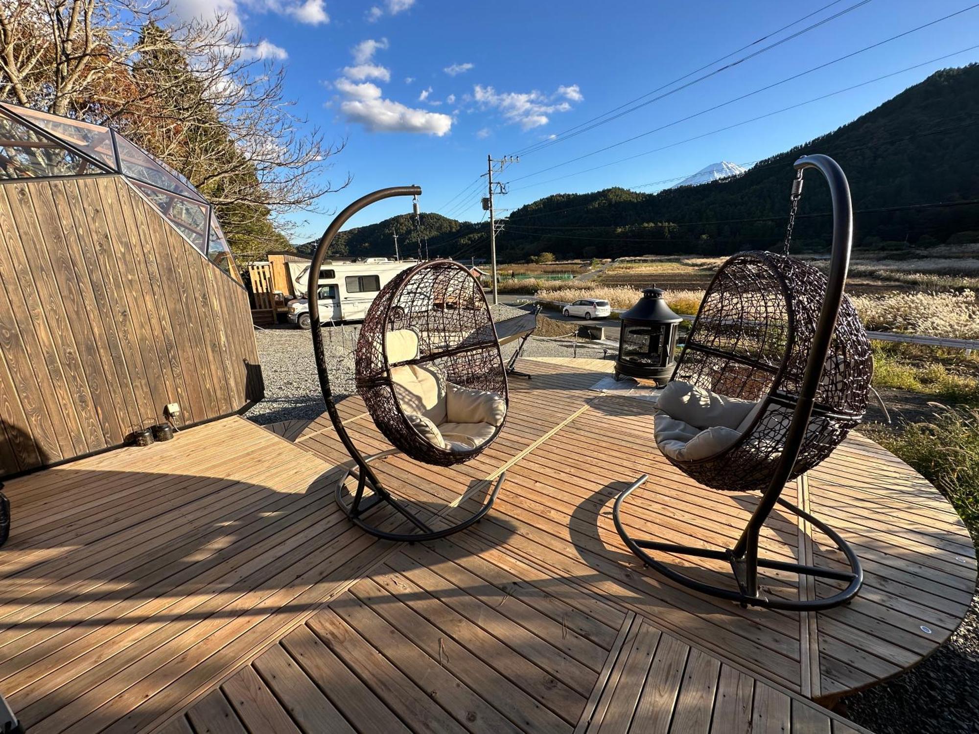 Hôtel Fuji Dome Glamping à Fujikawaguchiko Extérieur photo