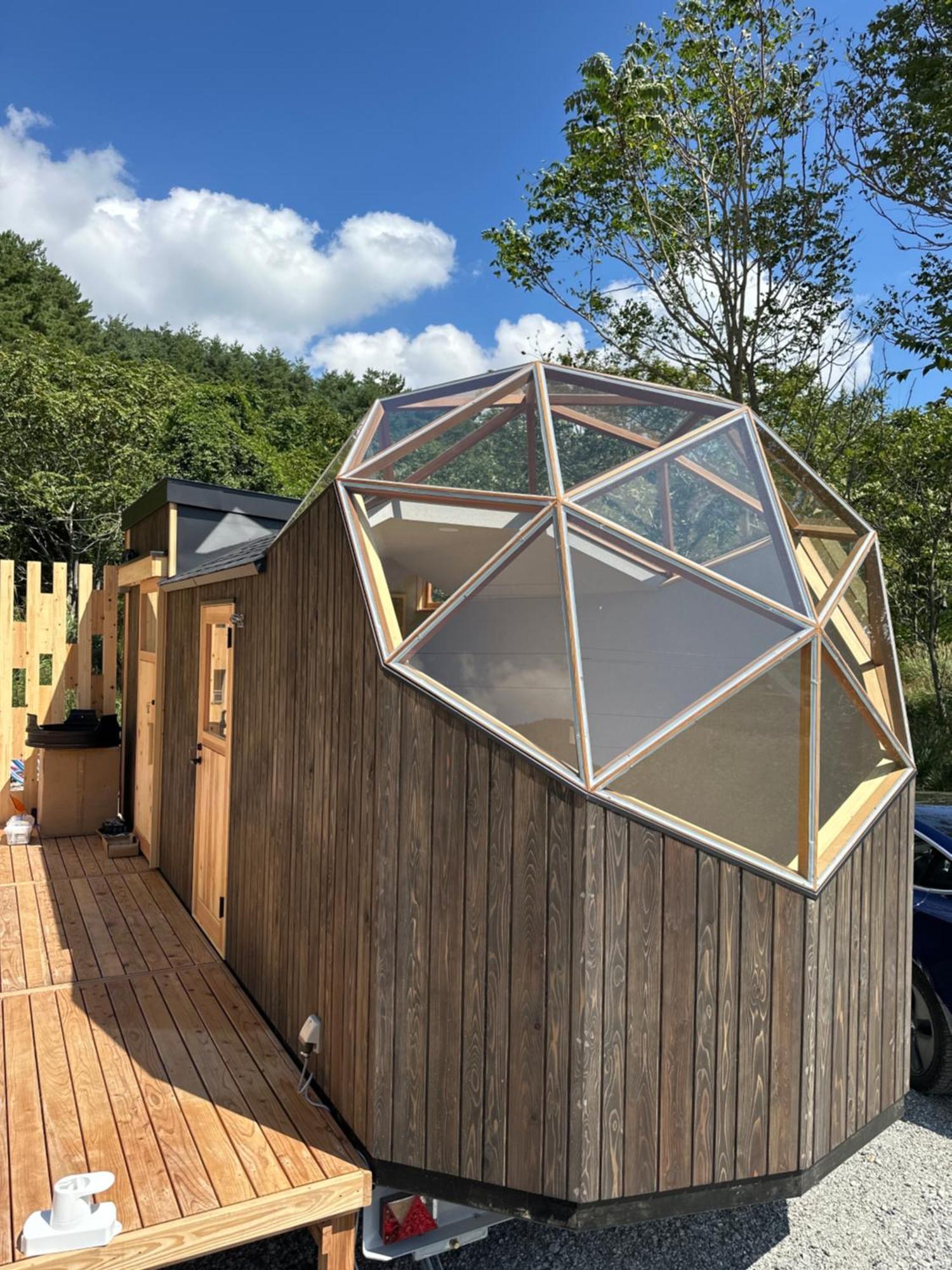 Hôtel Fuji Dome Glamping à Fujikawaguchiko Extérieur photo