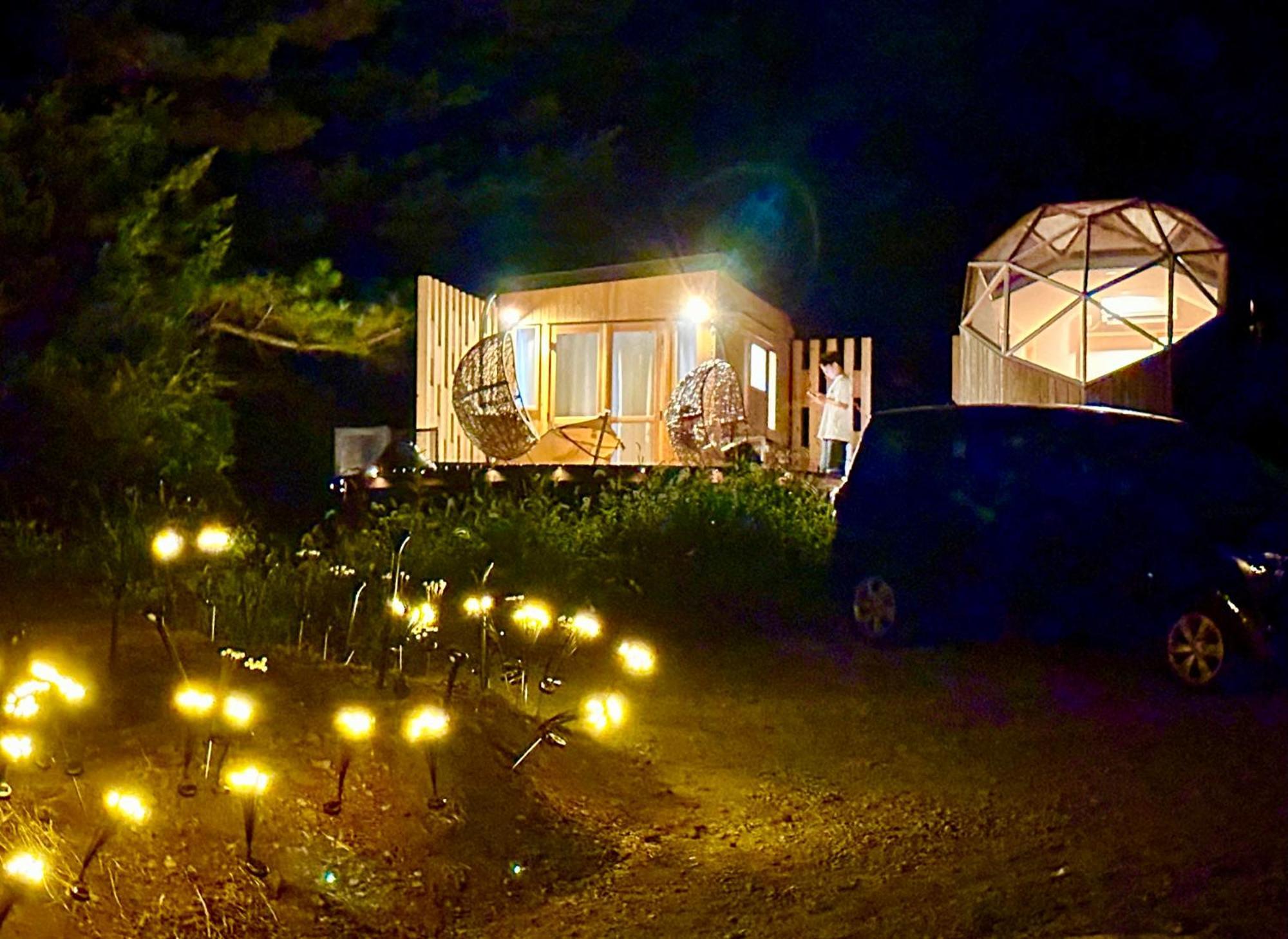 Hôtel Fuji Dome Glamping à Fujikawaguchiko Extérieur photo