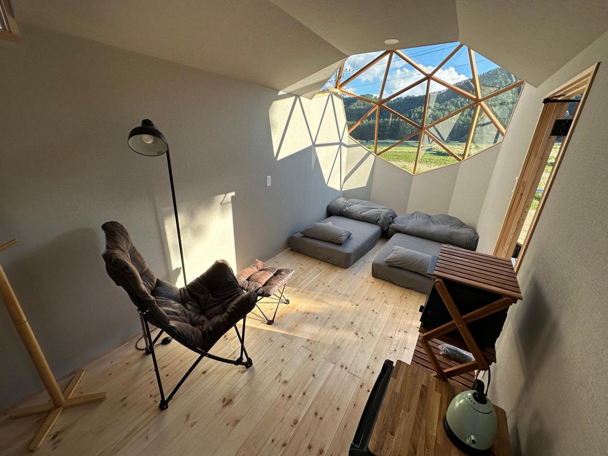 Hôtel Fuji Dome Glamping à Fujikawaguchiko Extérieur photo