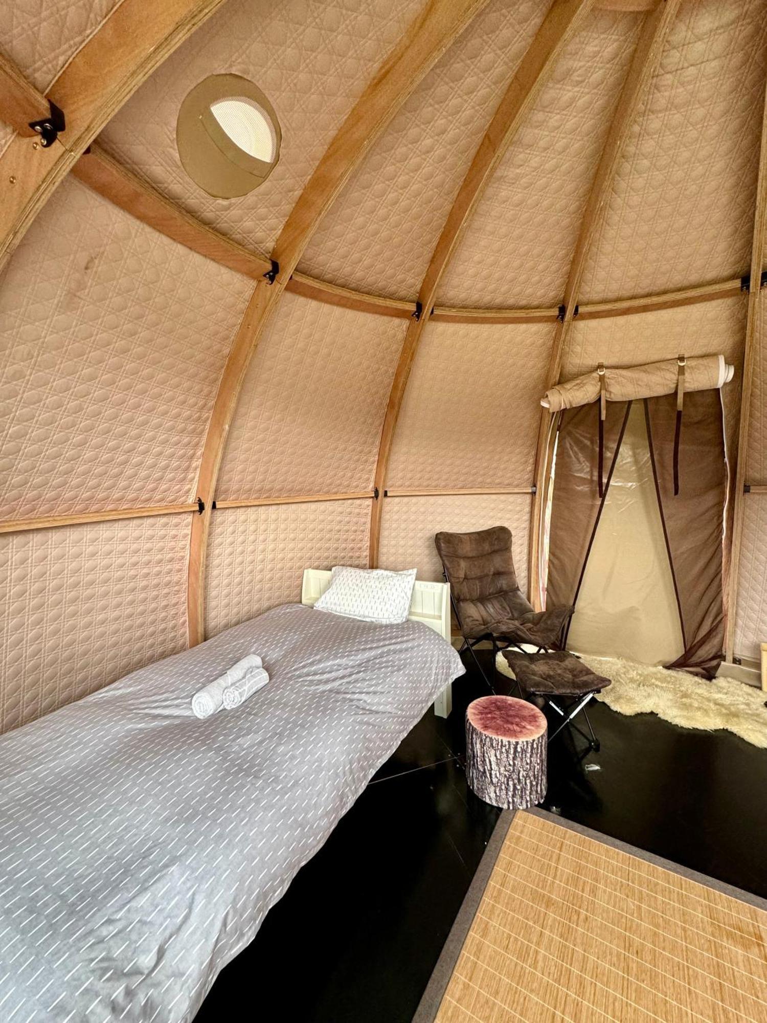 Hôtel Fuji Dome Glamping à Fujikawaguchiko Extérieur photo