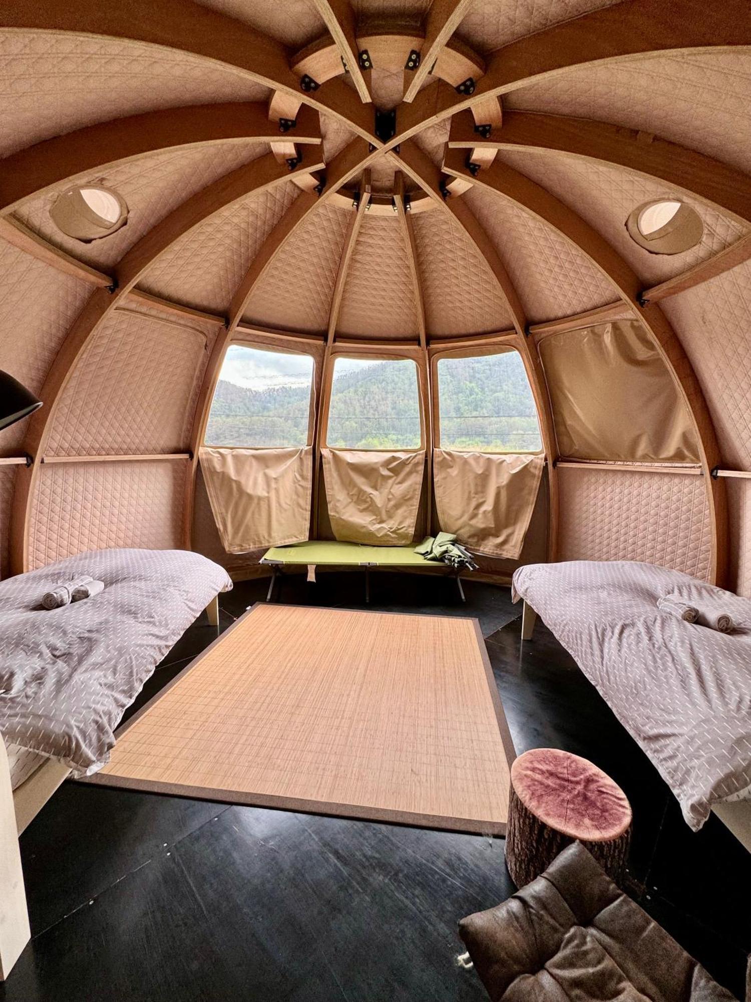 Hôtel Fuji Dome Glamping à Fujikawaguchiko Extérieur photo